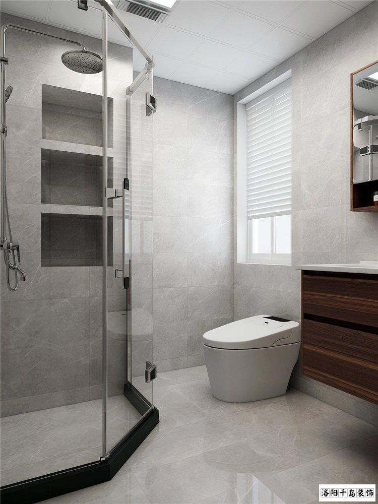 新中式主衛裝修效果圖