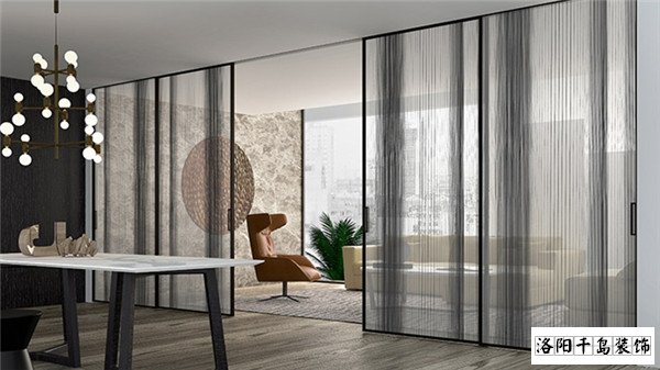 火遍洛陽裝修界的極窄邊移動門,越看越心動