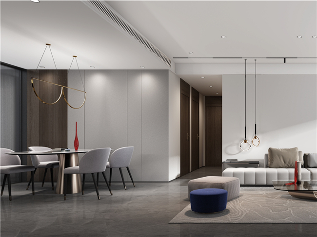 現代簡約餐廳裝修效果圖