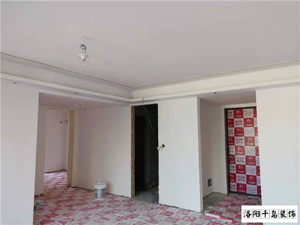 洛陽千島裝飾施工現場圖