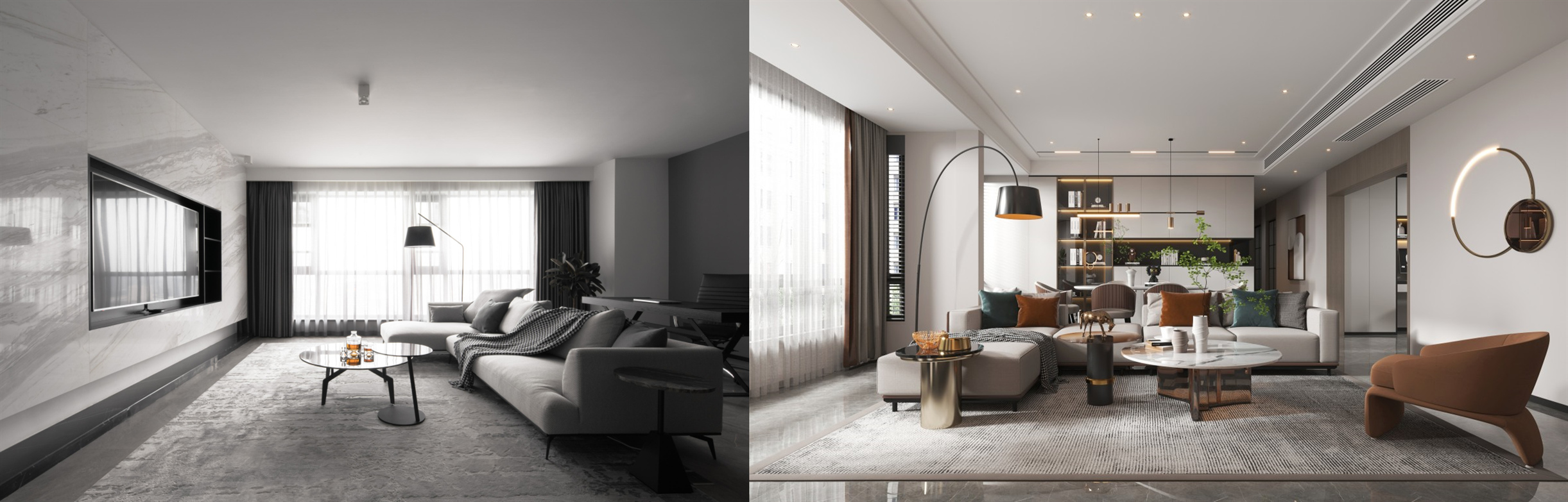 現代簡約裝修效果