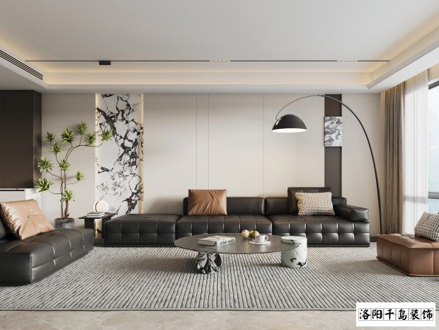 洛陽格潤小鎮(zhèn)極簡風裝修案例