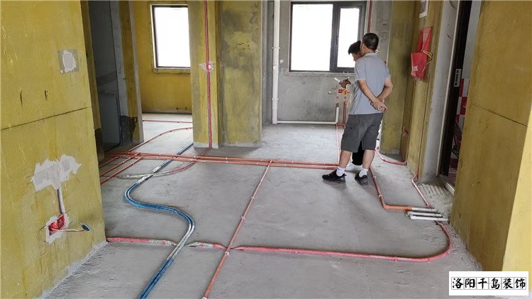 洛陽寶龍天地水電施工現場