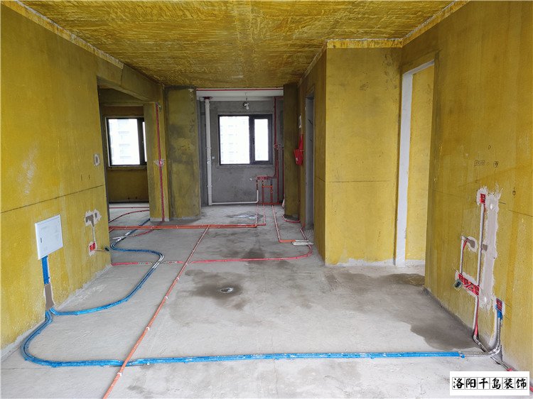 洛陽千島裝飾水電改造實景圖